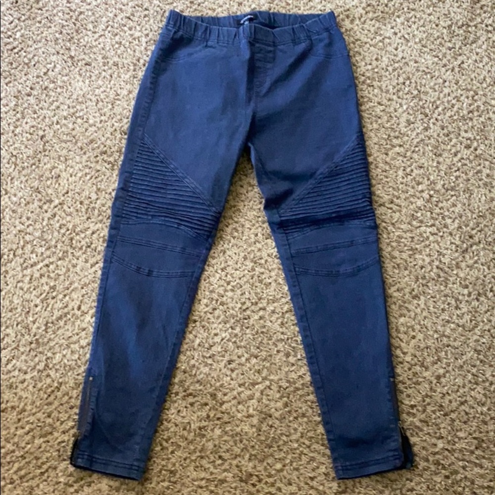 detail mom jeggings
